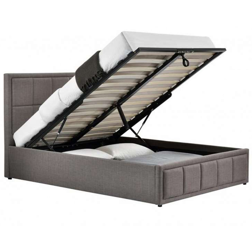 Hannover Double Steel Ottoman Bed Frame Image 3