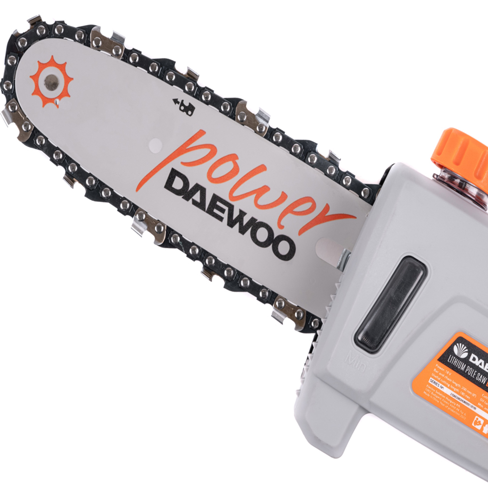 Daewoo U Force Series Cordless Pole Chainsaw with two Battery and Charger 18cm Image 5