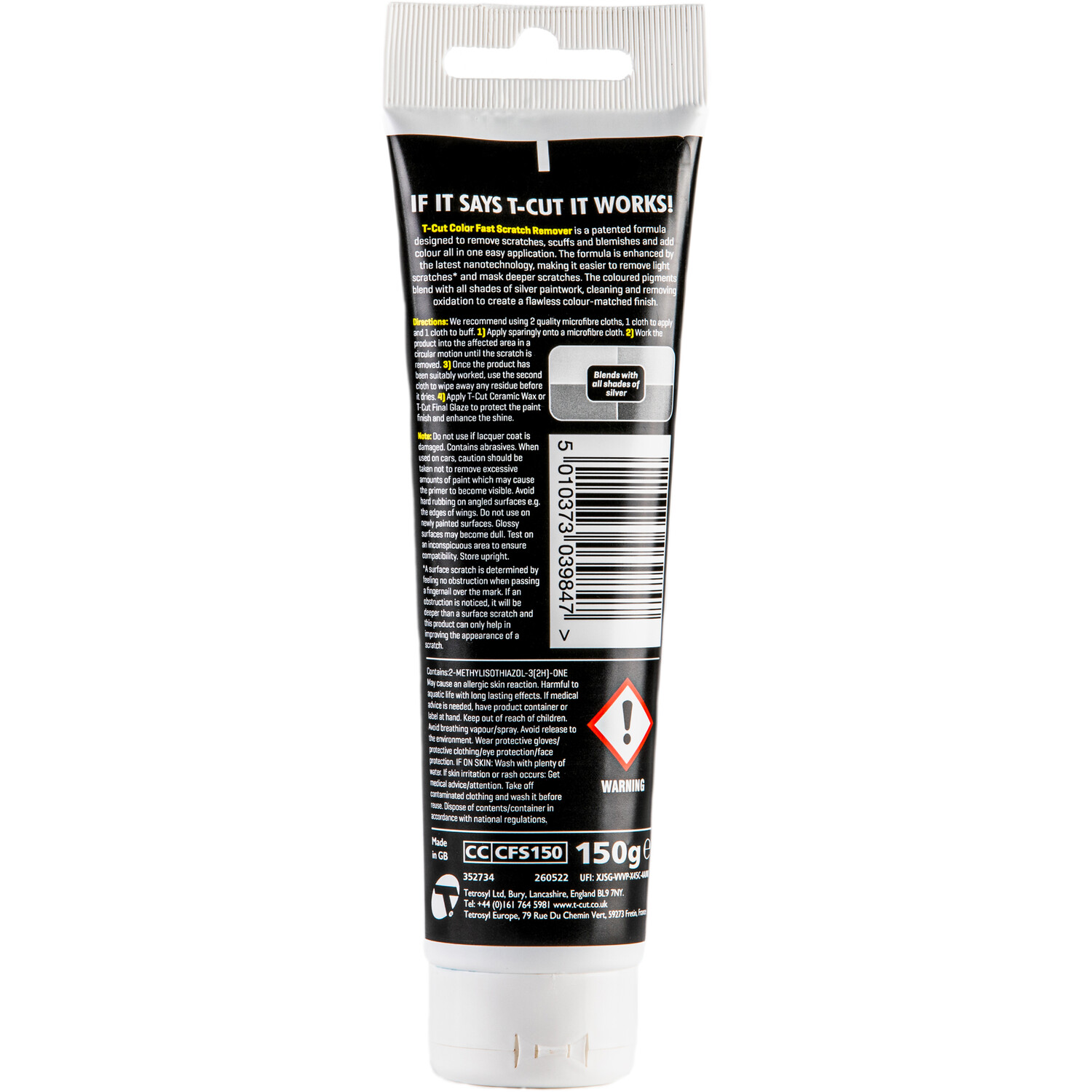 T-Cut Color Fast Scratch Remover - Silver Image 2