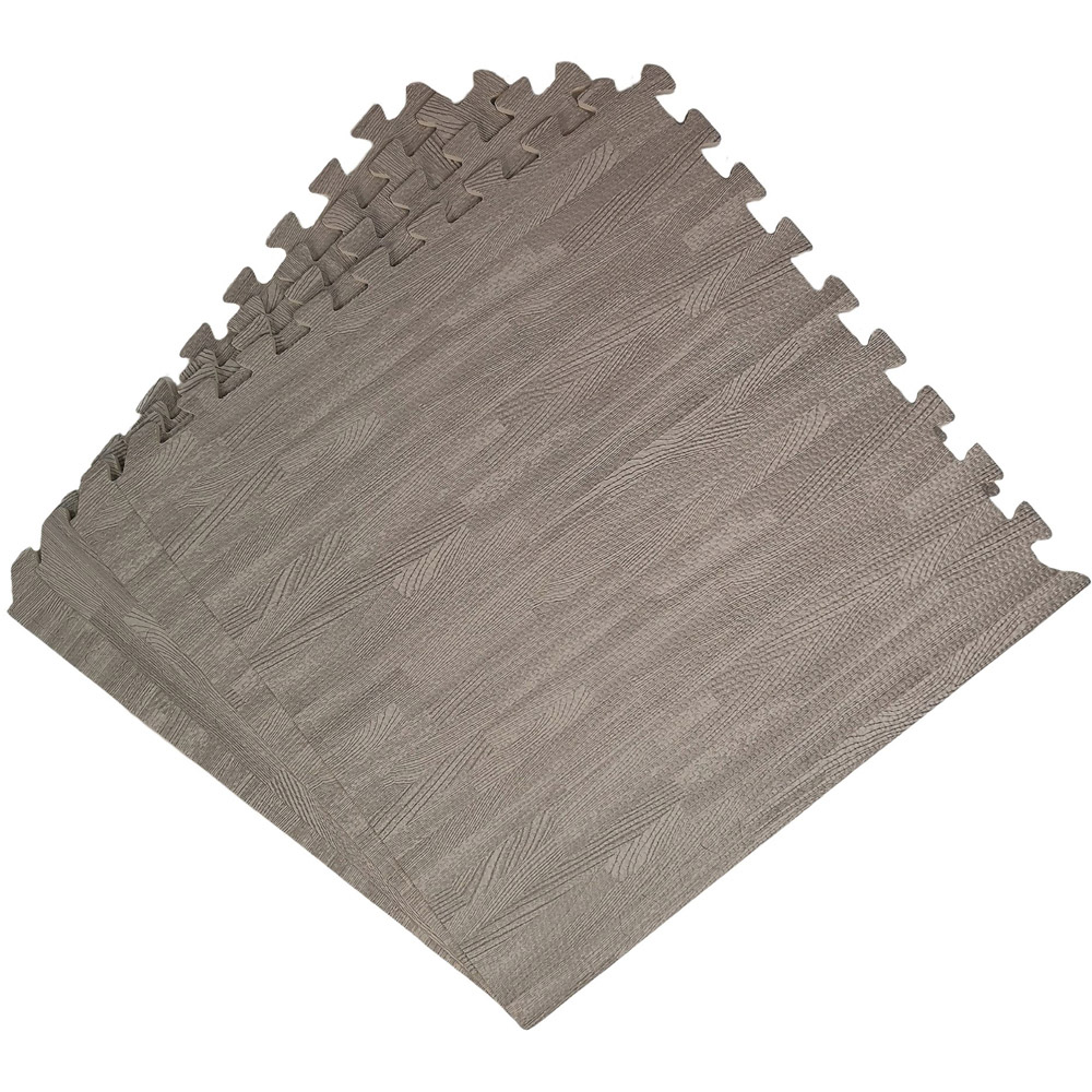 Samuel Alexander 12 Piece Grey EVA Foam Protective Floor Mats 60 x 60cm Image 4
