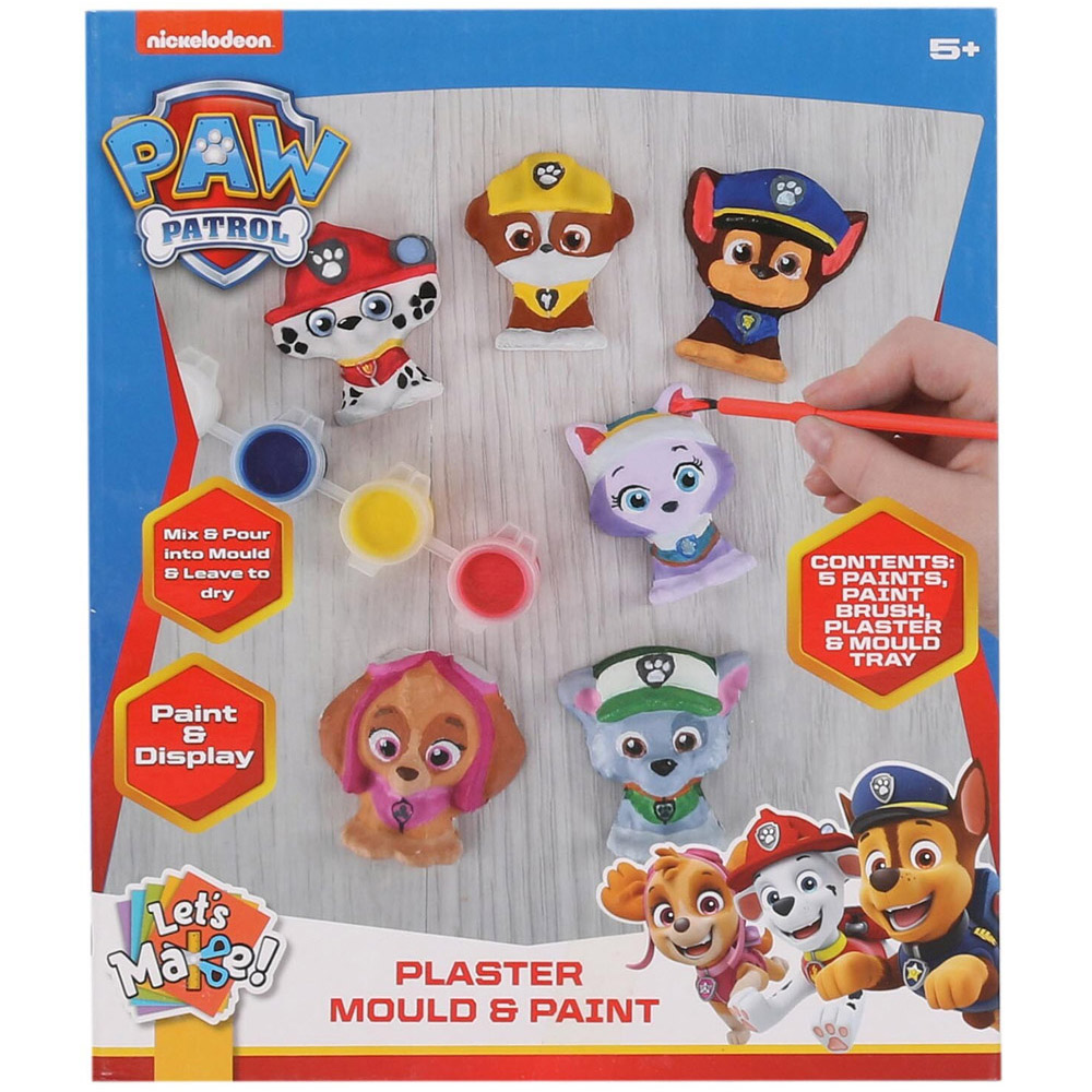 Paw Patrol Mould and Paint Set Image