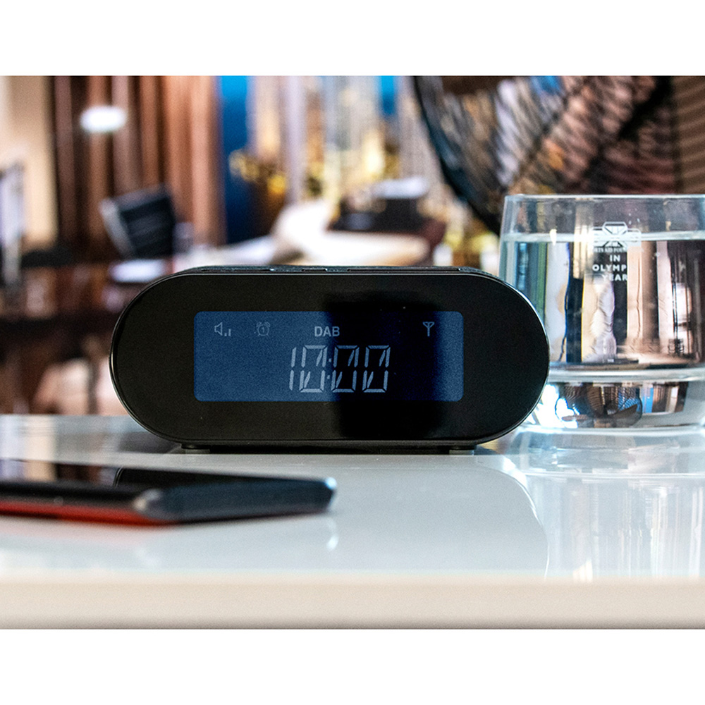 Groov-e Roma DAB and FM Alarm Clock Radio with USB Charging Image 8