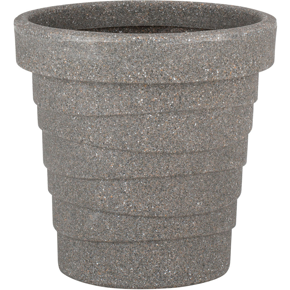 Sankey Grey Small Round Trojan Plant Pot 34cm  Image