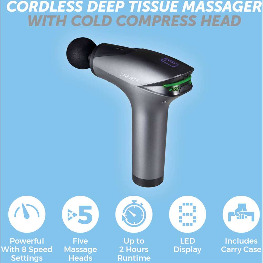 Carmen Massage Cordless Deep Tissue Massager Image 3