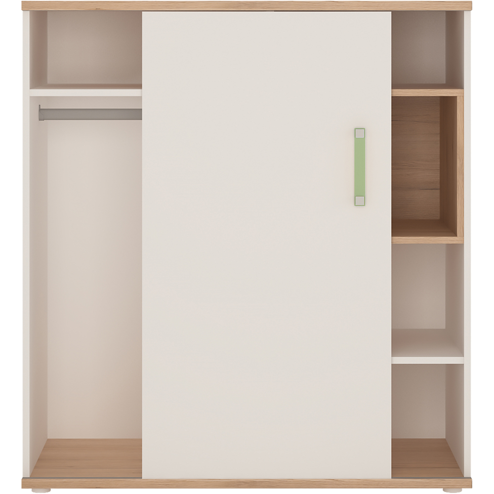 Florence 4KIDS Sliding Door Low Cabinet with Shelves and Lemon Handle Image 3