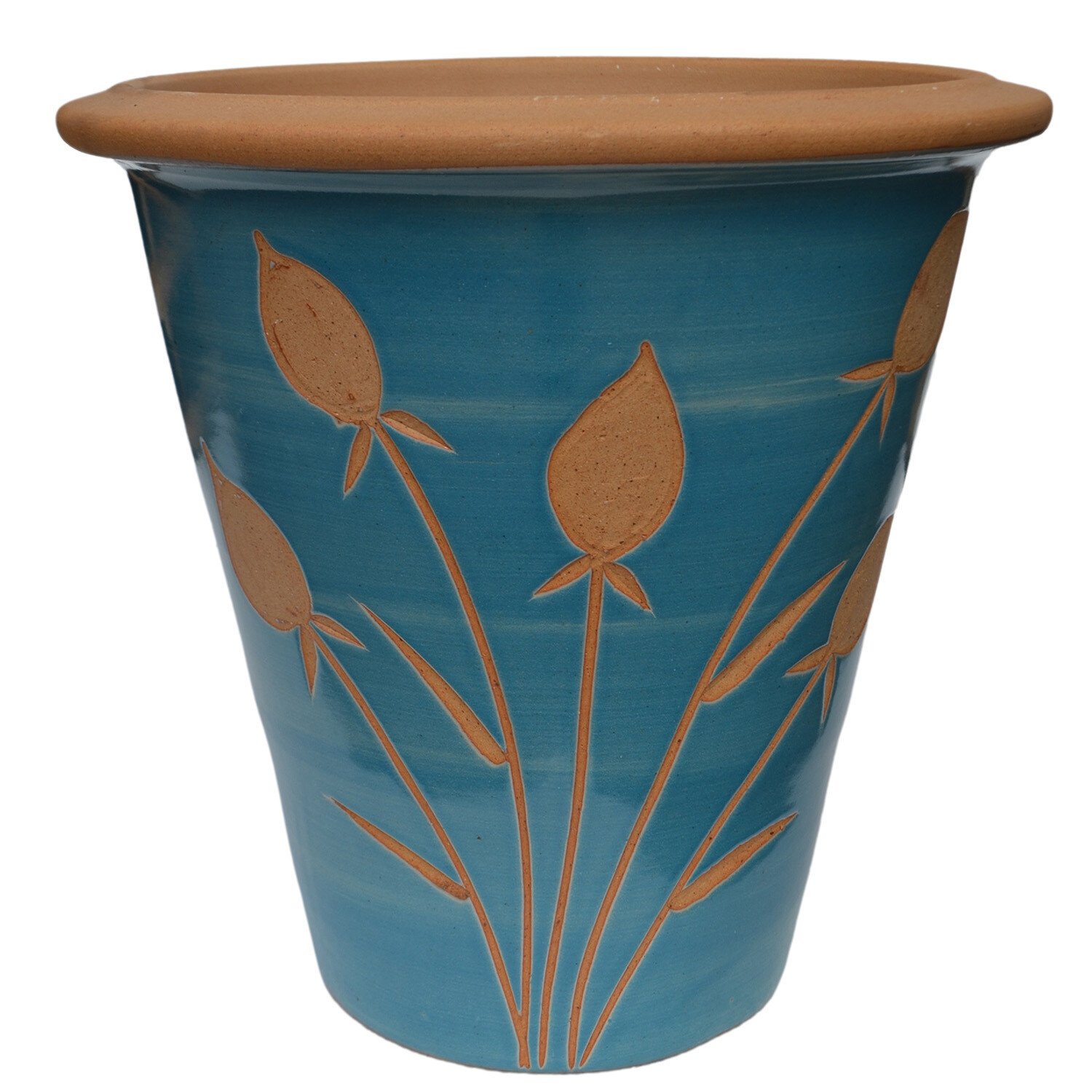Baron Tulip Pot - Blue Image