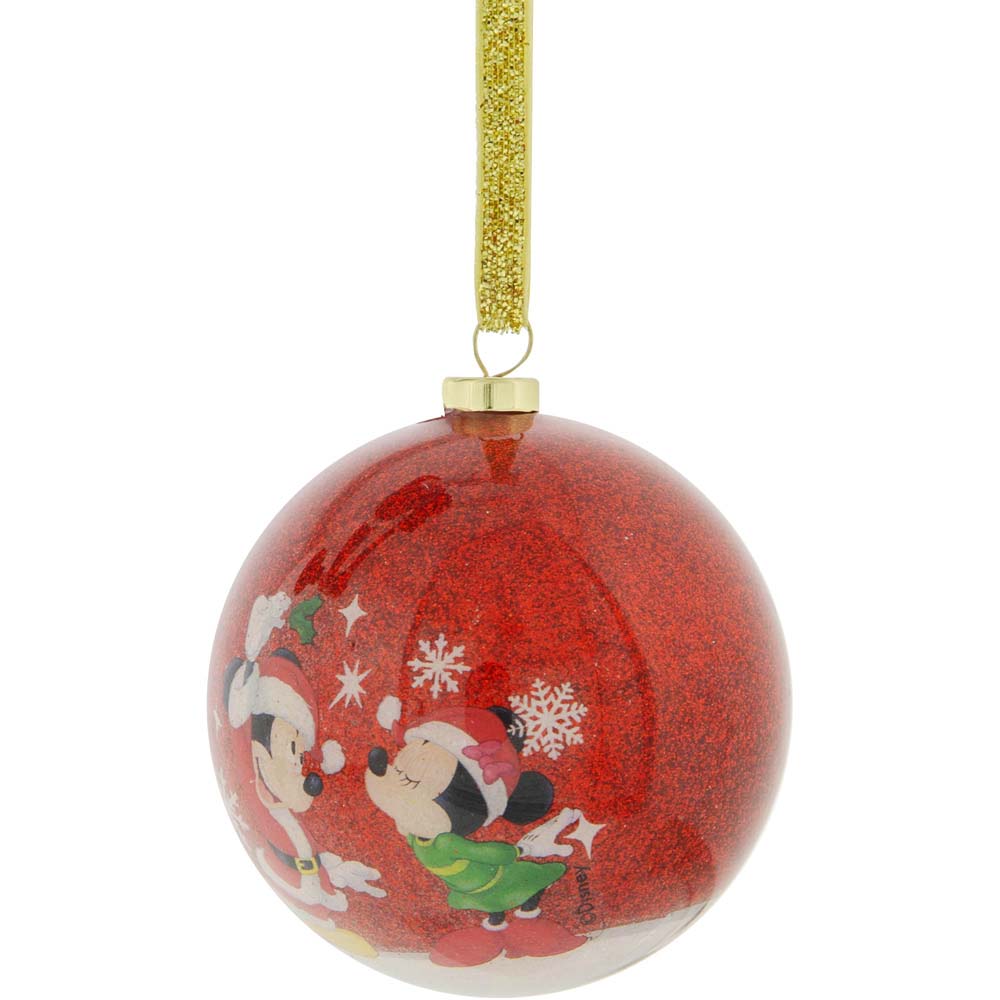 Disney Mickey and Minnie Multicolour Baubles 7 Pack Image 8