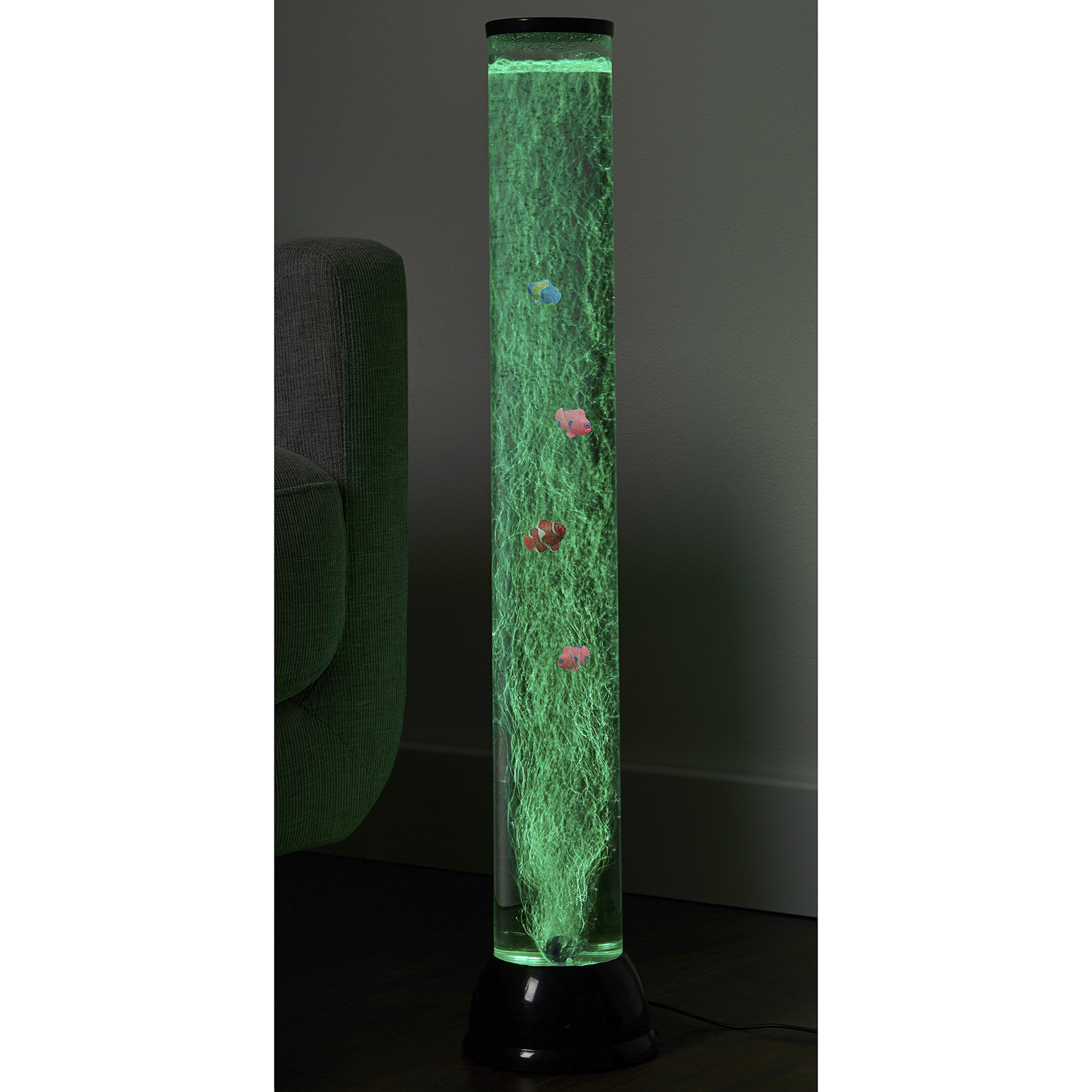 Tall Colour Changing Bubble Fish Decorative Floor Lamp Image 6
