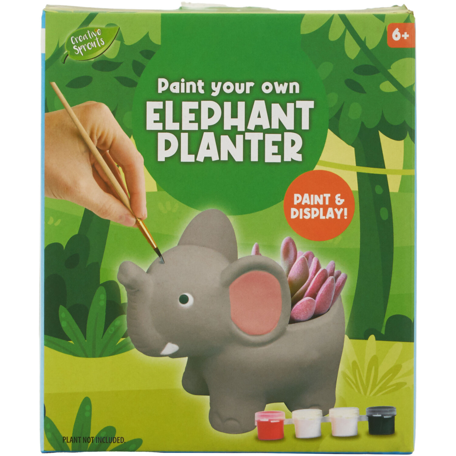 Paint Your Own Animal Planter Image 1