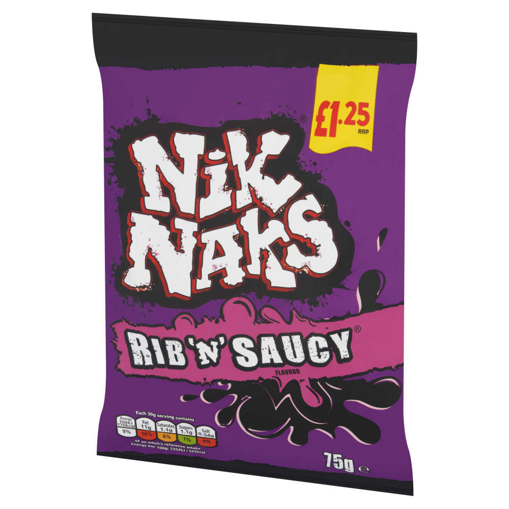 Nik Naks Rib 'N' Saucy 75g Image 4