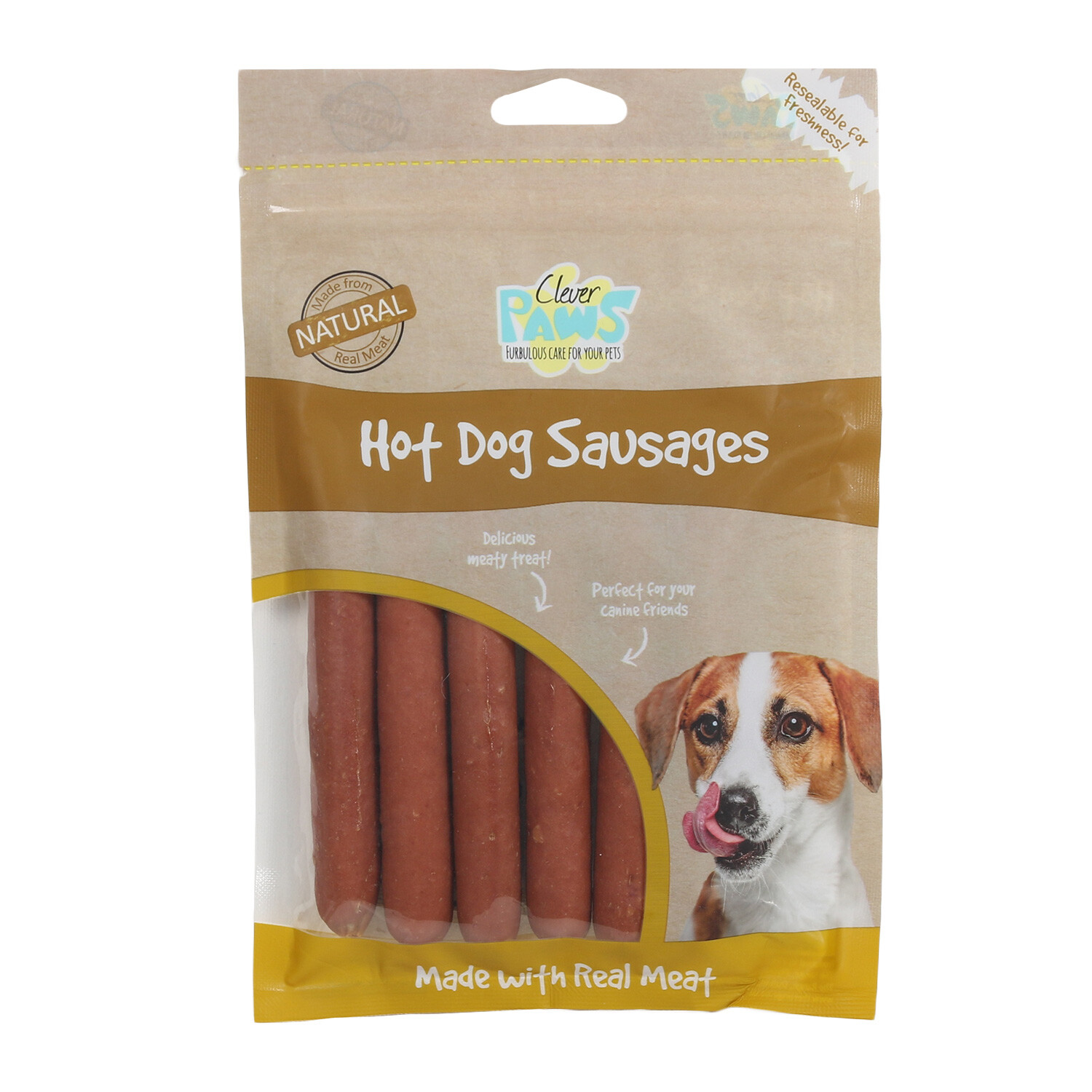 Clever Paws Hot Dog Sausages Dog Treat Image 1