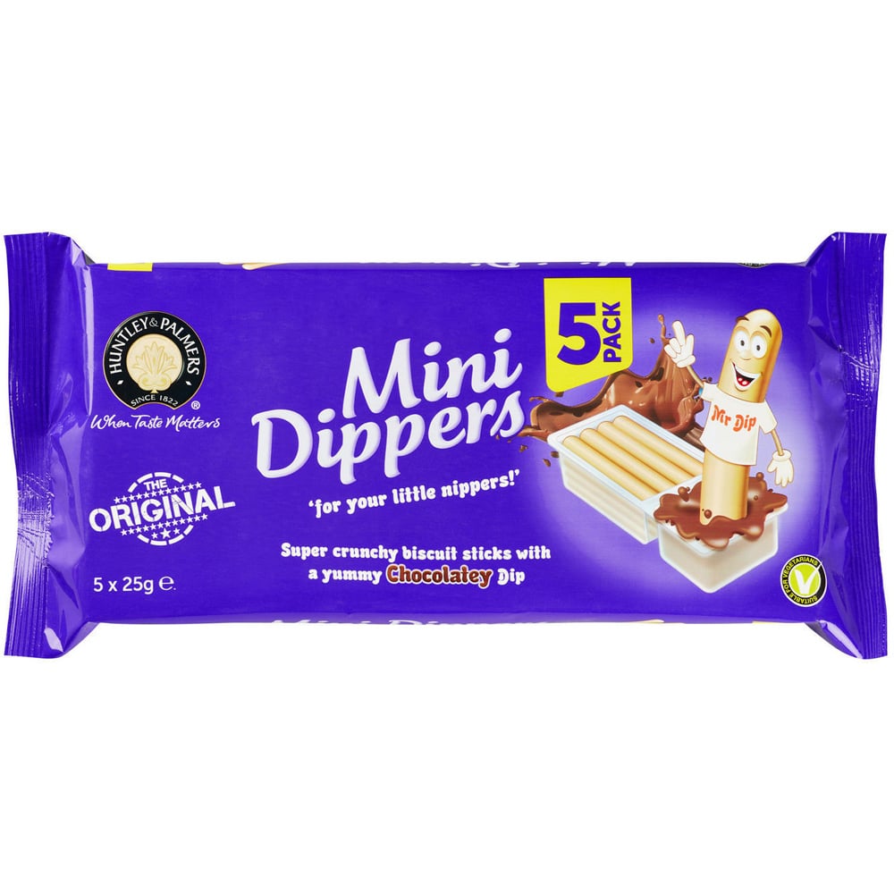 Huntley and Palmer Mini Dippers 5 Pack Image