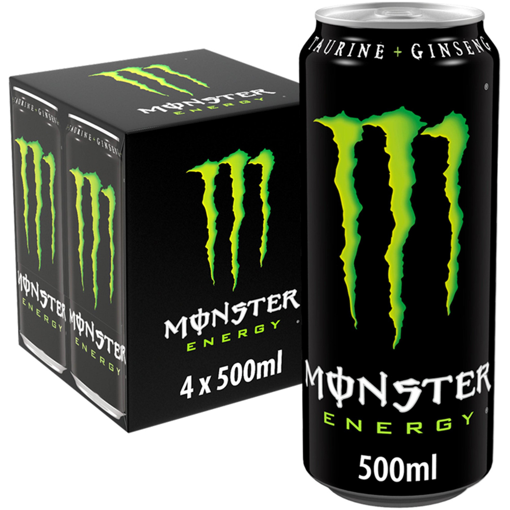 Monster Energy Drink 4 x 500ml Image