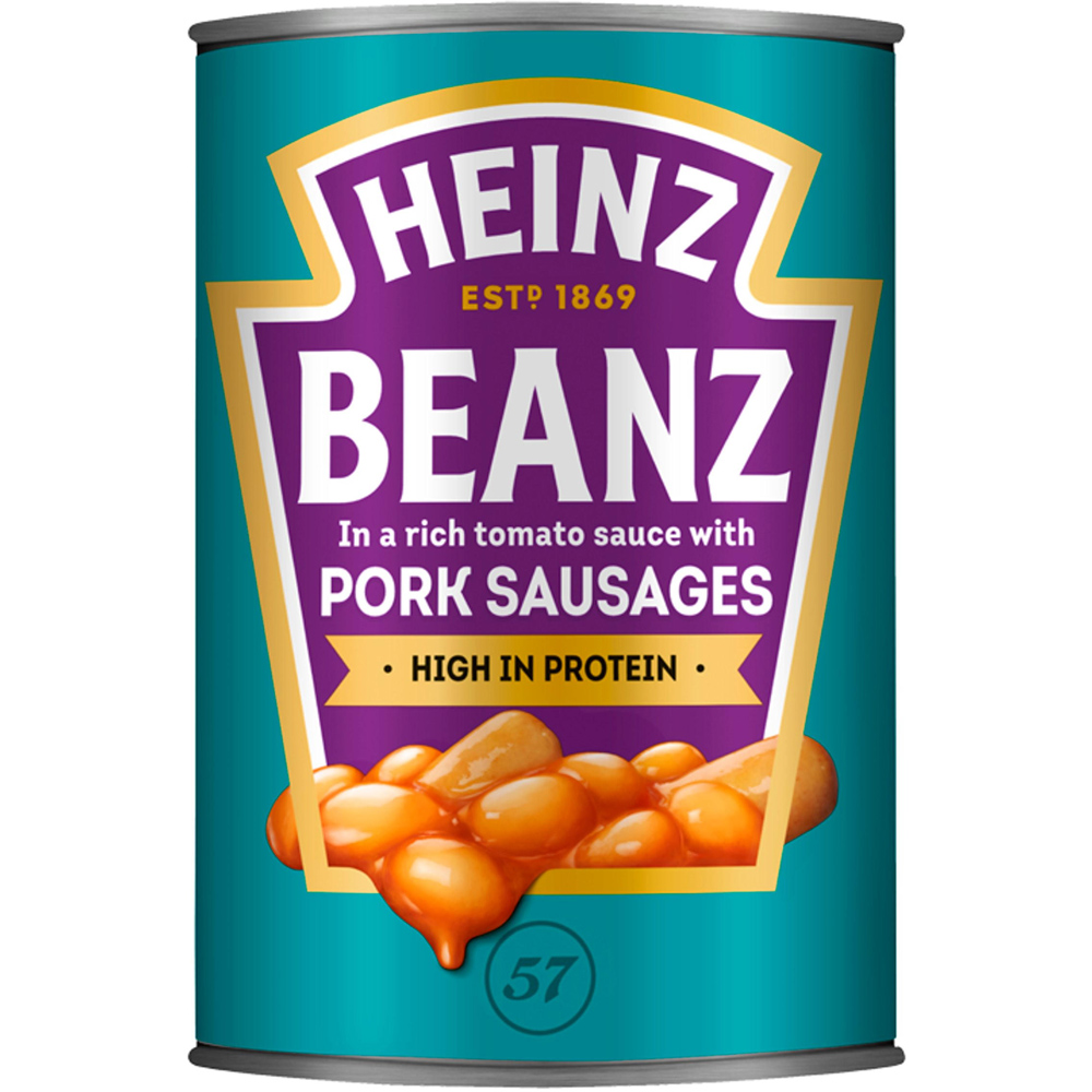 Heinz Pork Sausage and Baked Beans 415g Image