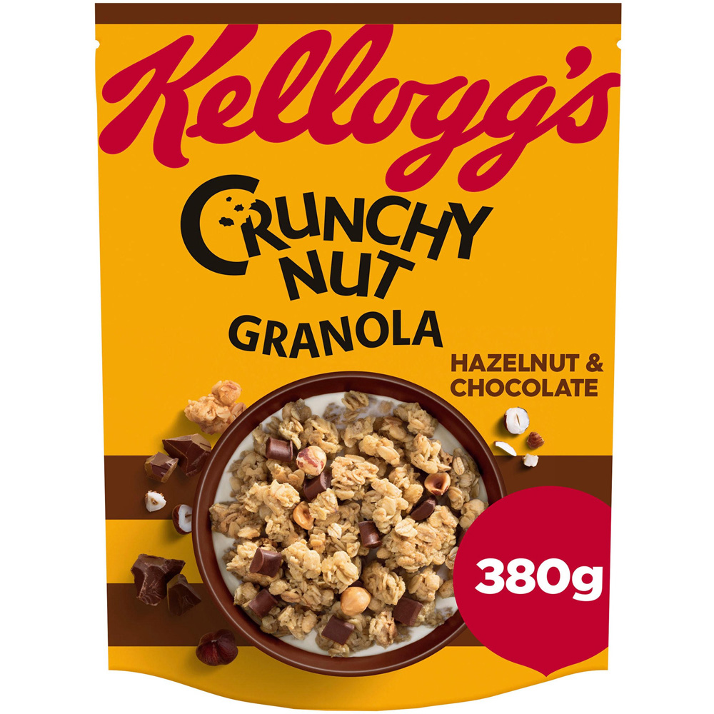Kellogg's Crunchy Nut Hazelnut and Chocolate Granola 380g Image