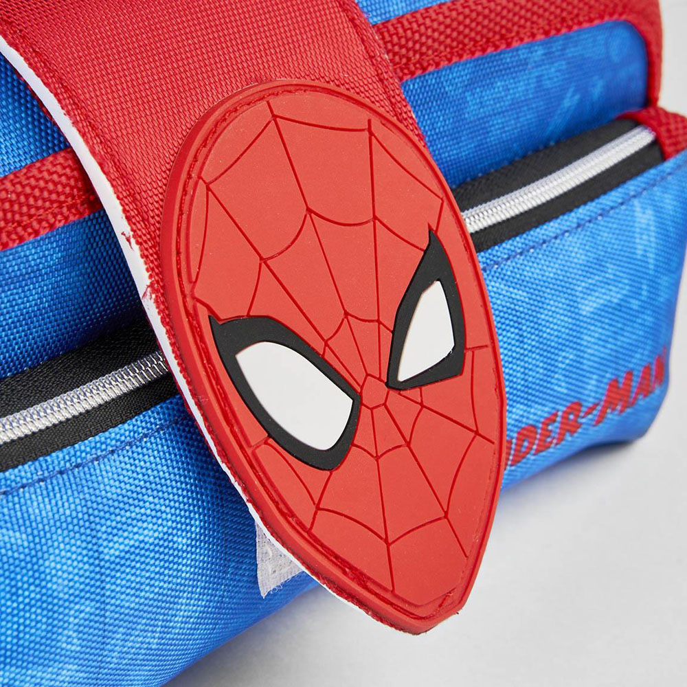 Spiderman Back To School Children Blue 3D Backpack and Pencil Case Set Image 6