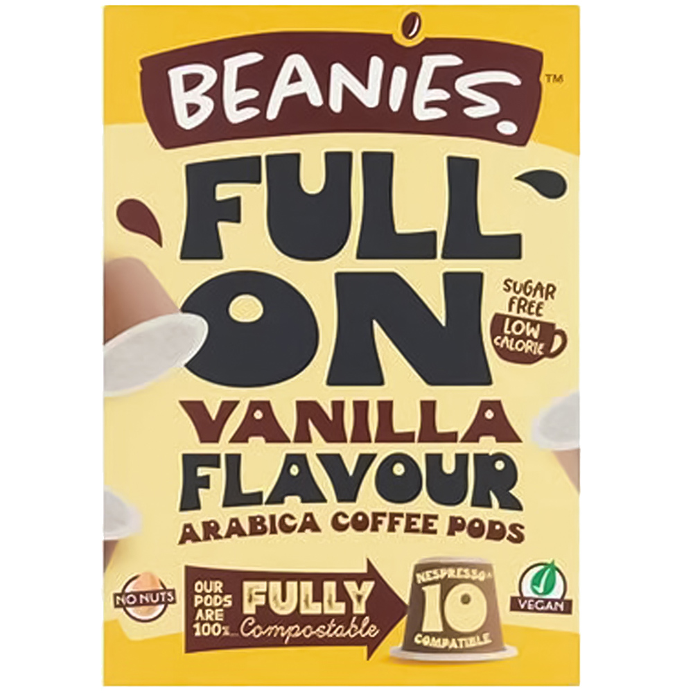 Beanies Vanilla Arabica Coffee Pods 10 Pack Image