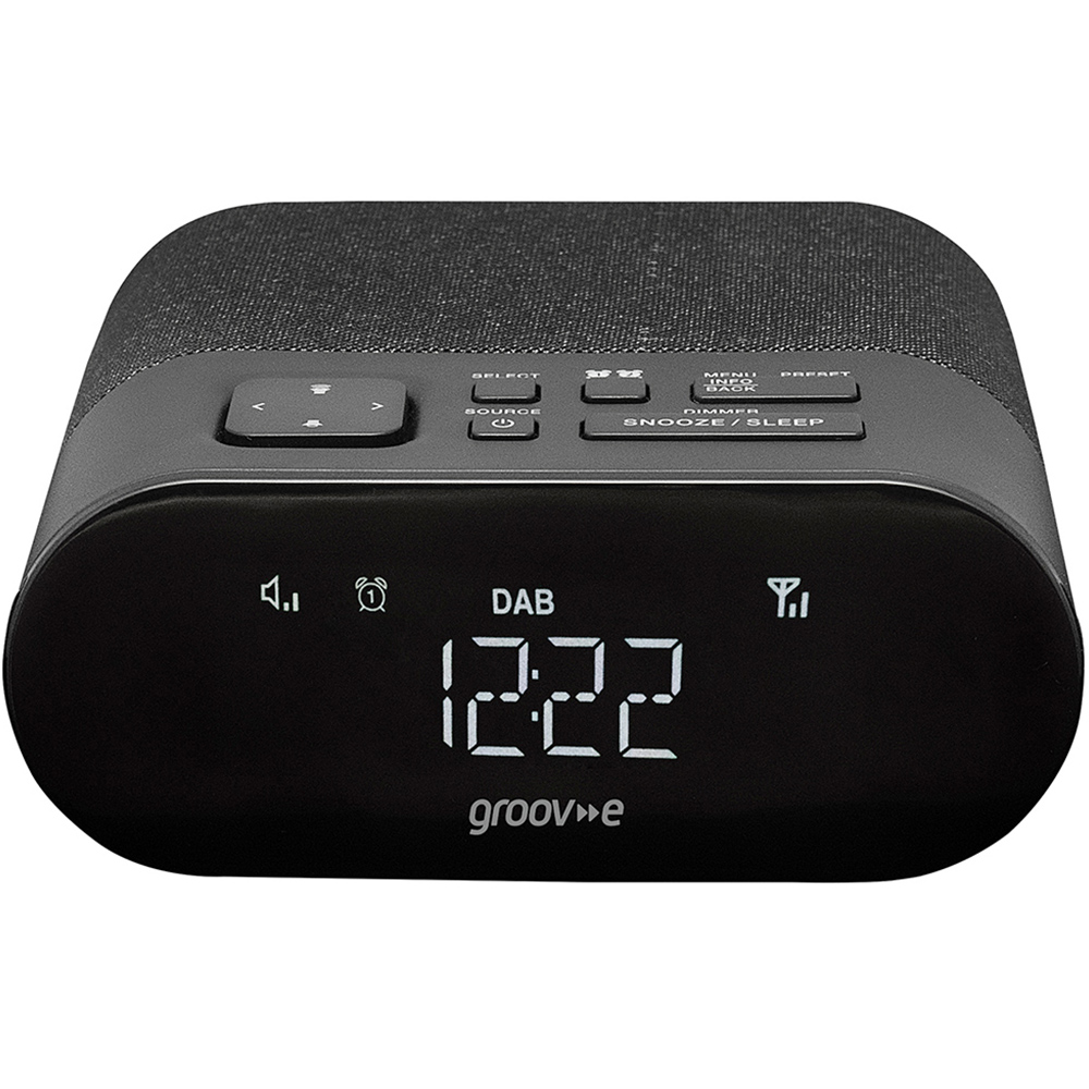Groov-e Roma DAB and FM Alarm Clock Radio with USB Charging Image 3