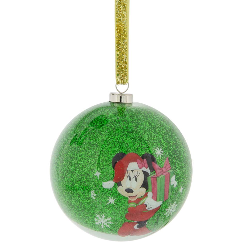 Disney Mickey and Minnie Multicolour Baubles 7 Pack Image 3