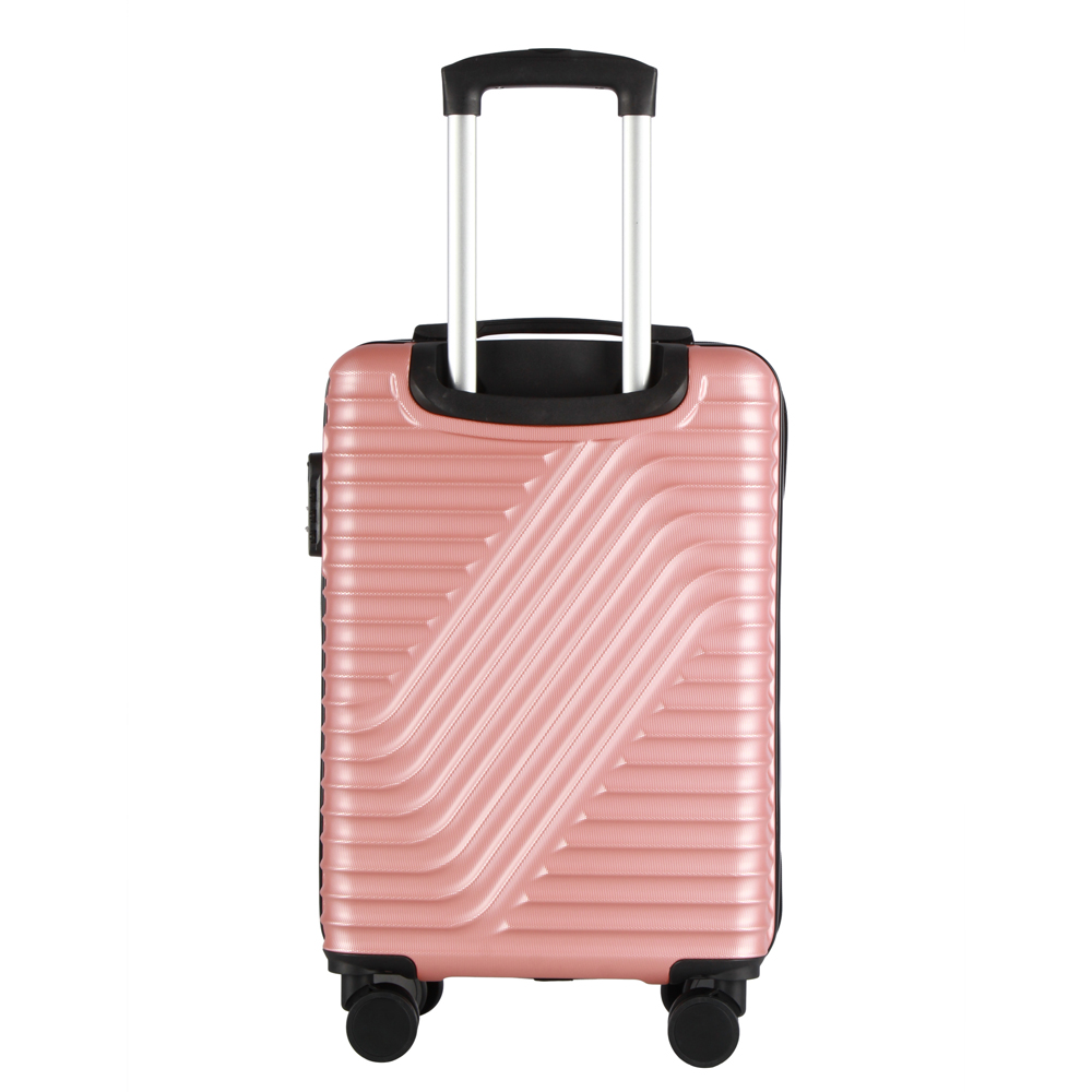 Neo Set of 3 Rose Gold Hard Shell Luggage Suitcases Image 4