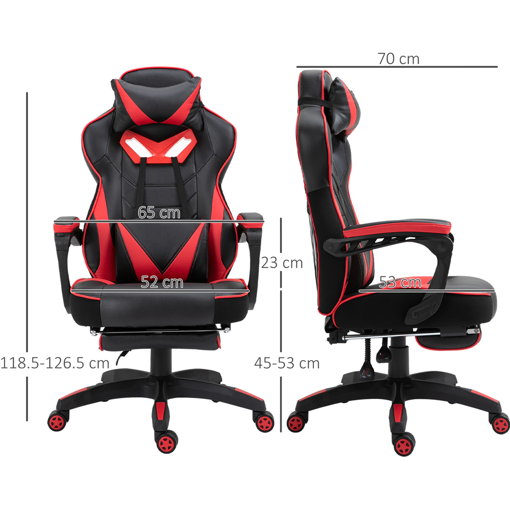 Portland Red Racing Gaming Chair Image 7