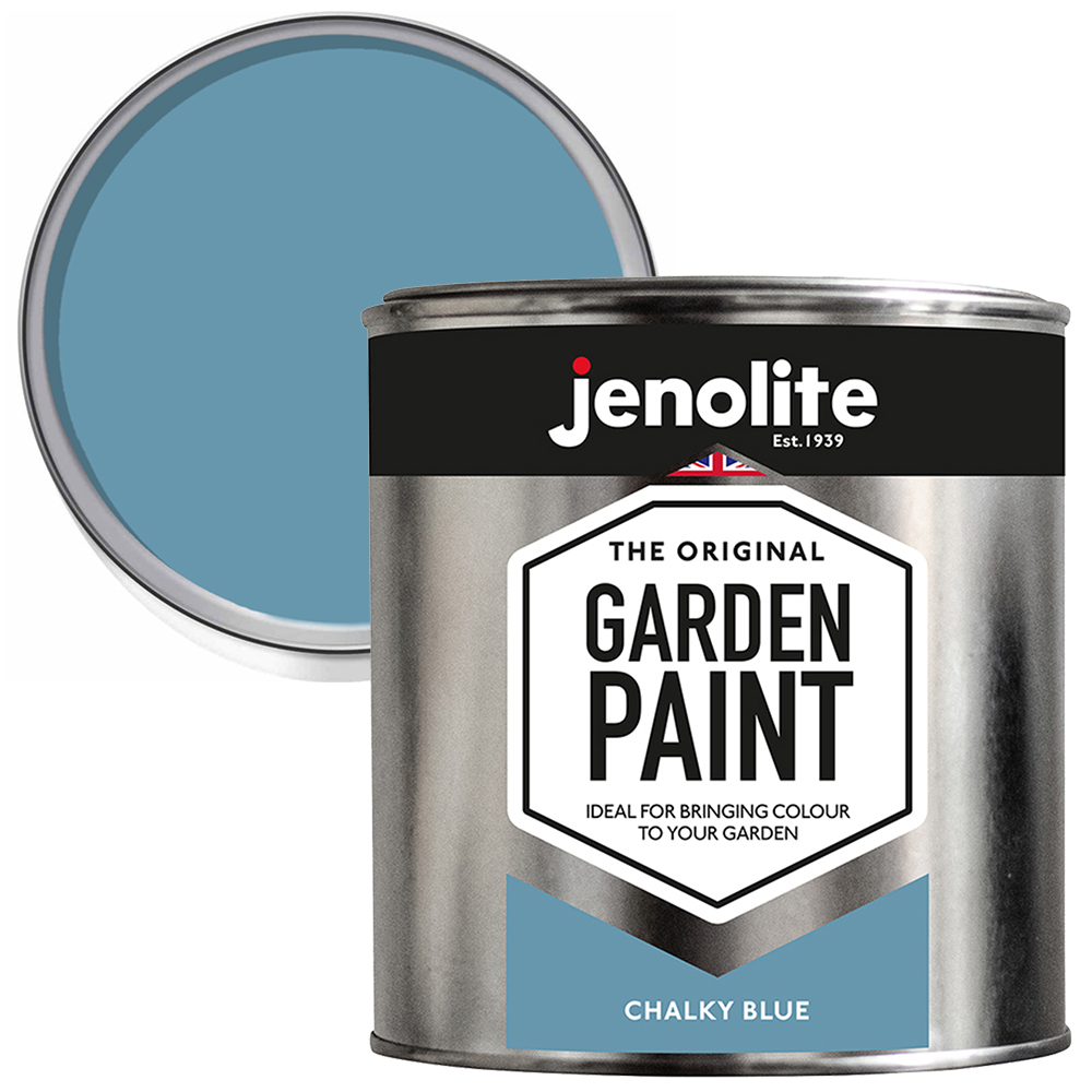 Jenolite Garden Paint Chalky Blue 1L Image 1