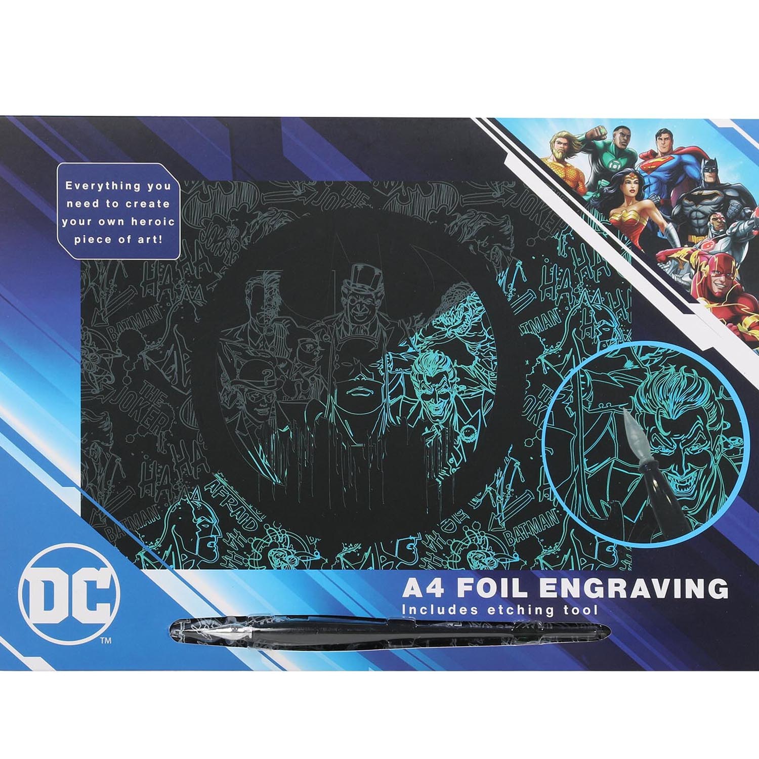 DC Comic Foil Engraving Image 4