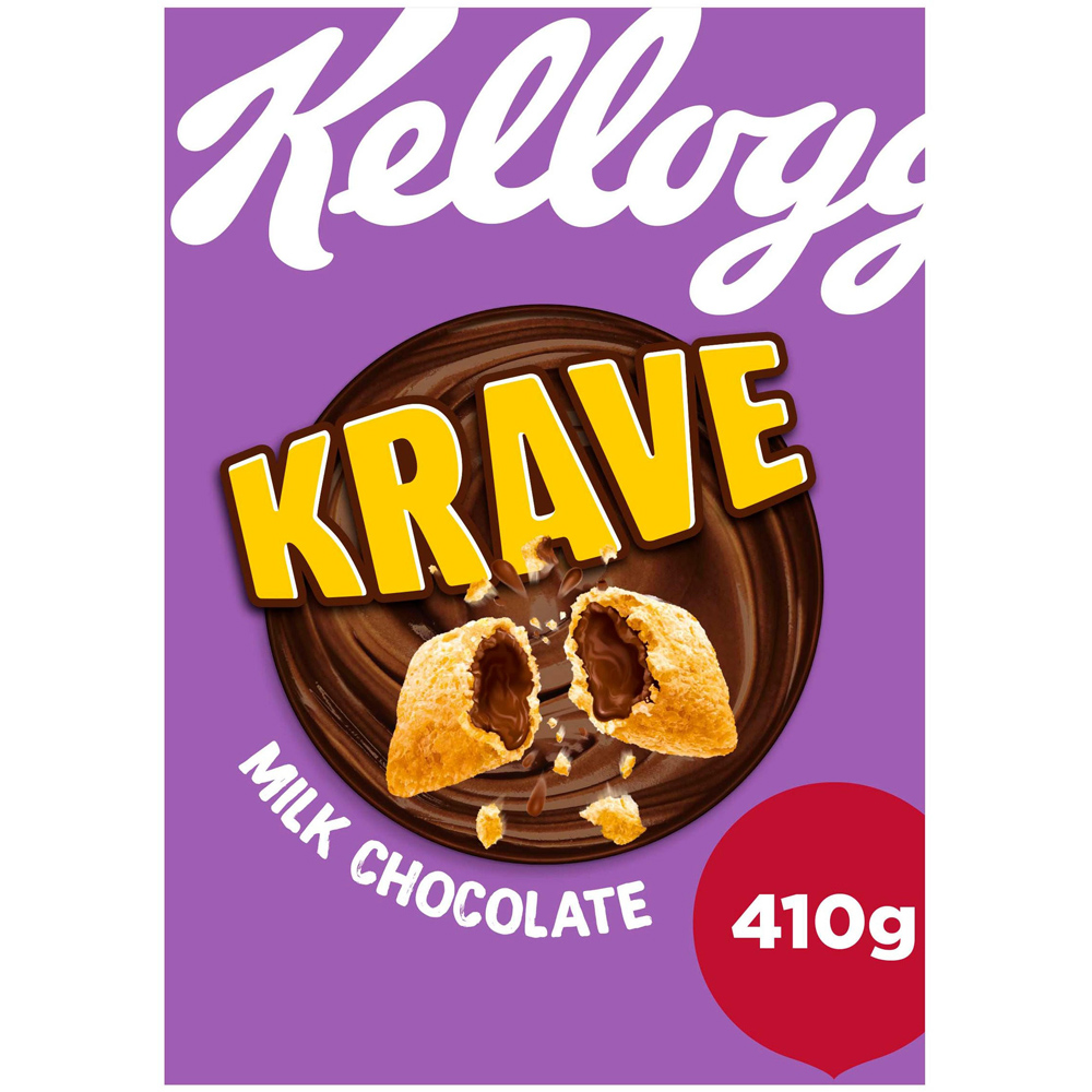 Kellogg's Krave Milk Chocolate 410g Image