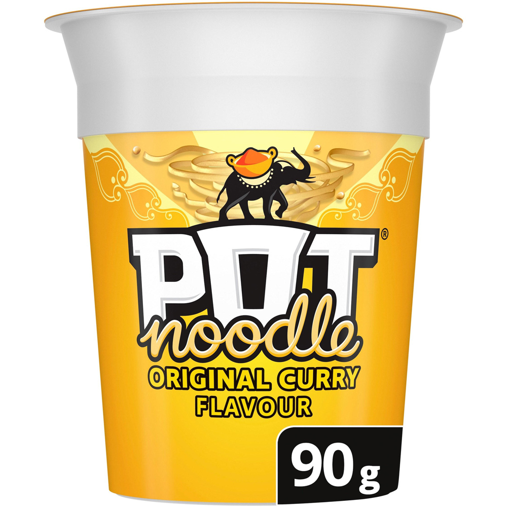Pot Noodle Original Curry Instant Noodles 90g Image