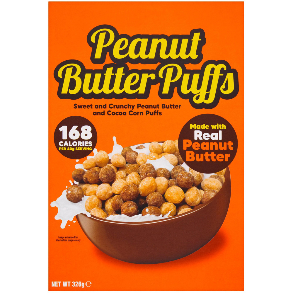 Inventure Peanut Butter Puffs 326g Image