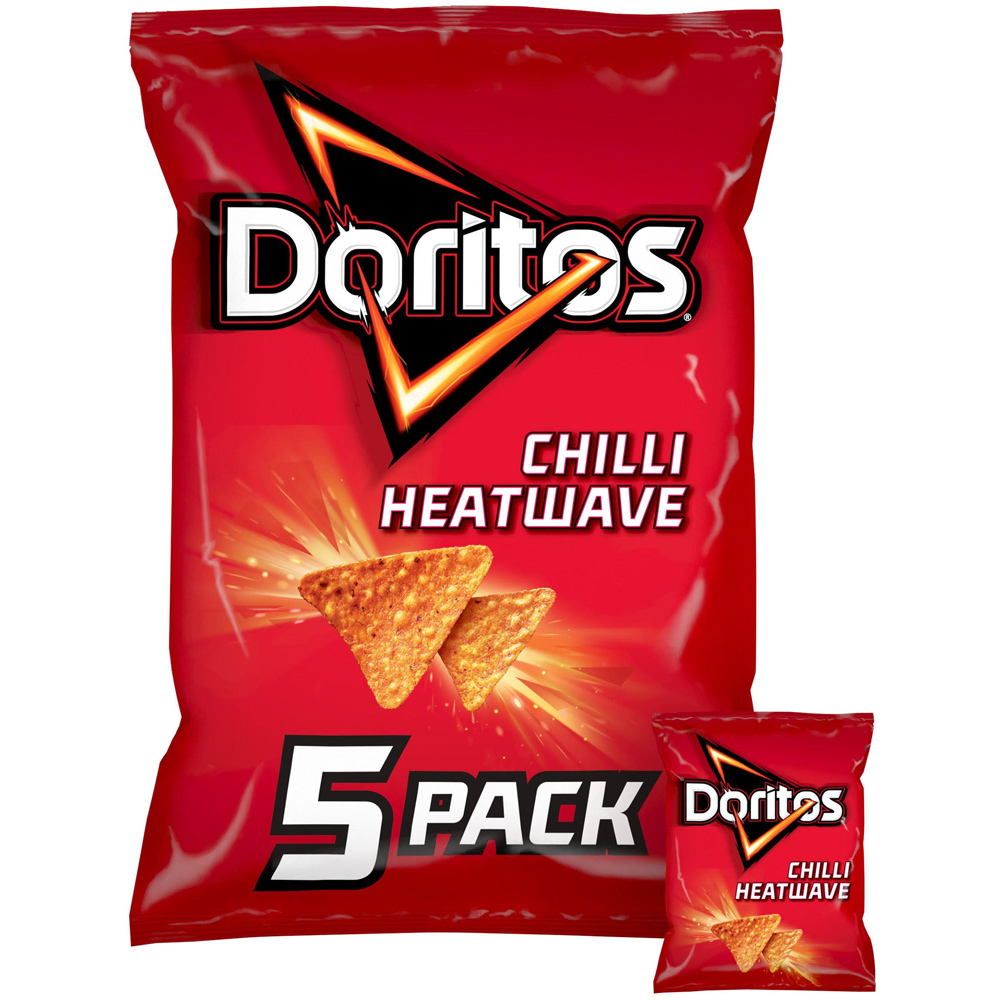 Doritos Chilli Heatwave Crisps 5 Pack Image