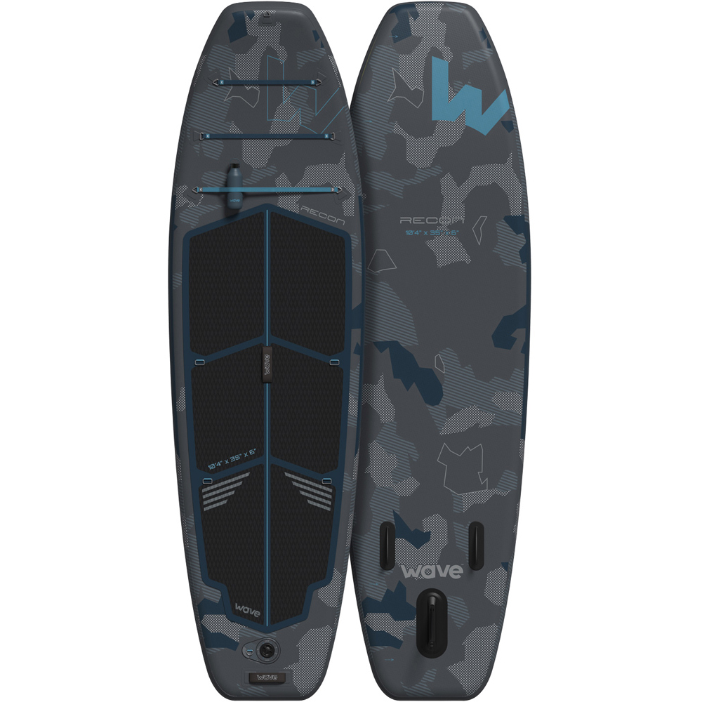 Wave Recon Grey Stand Up Paddle Board and Accessories 10ft 4inch Image 1
