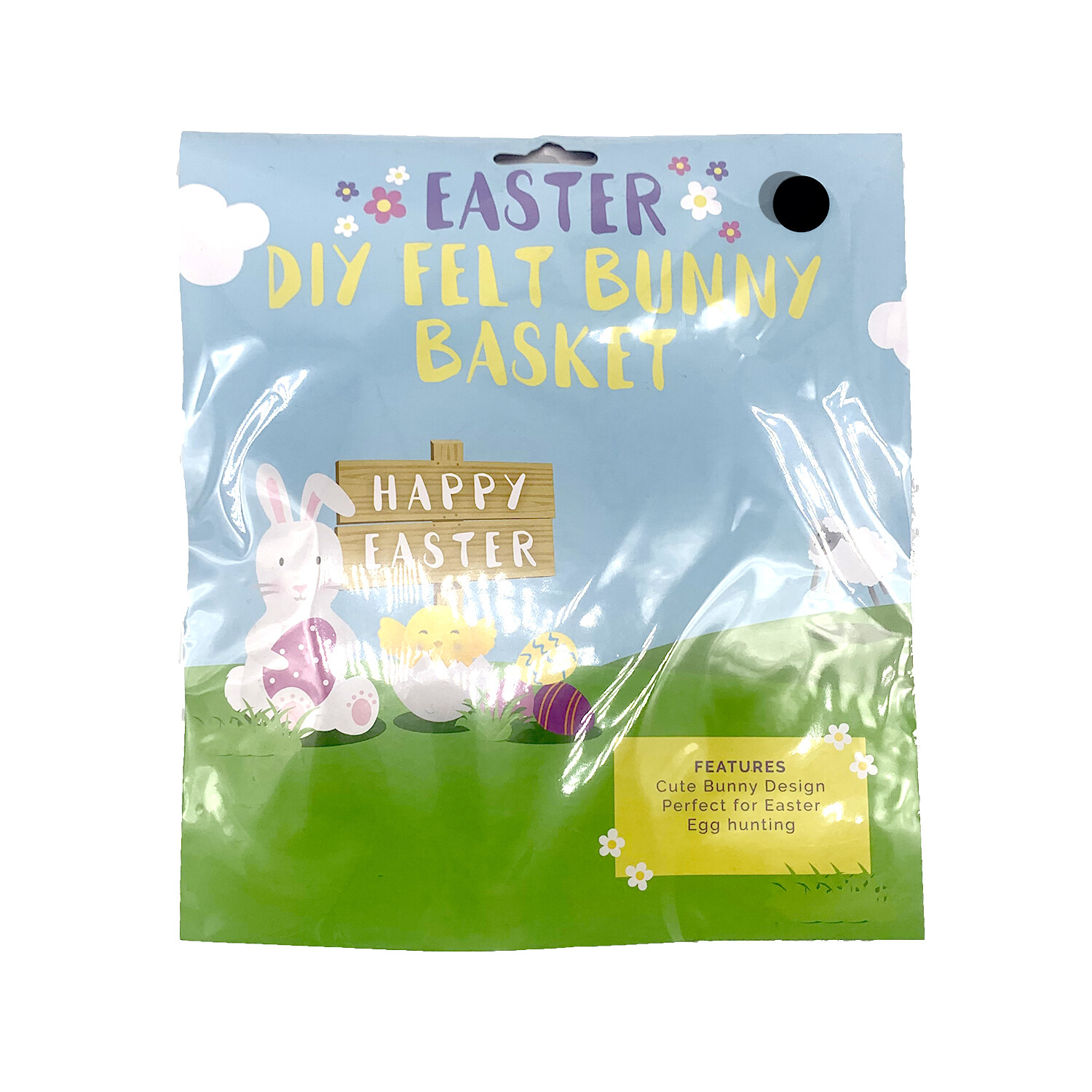 Diy Easter Felt Bunny Basket Image