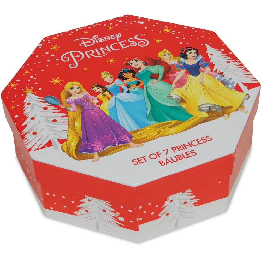Disney Princess Multicolour Baubles 7 Pack Image 2