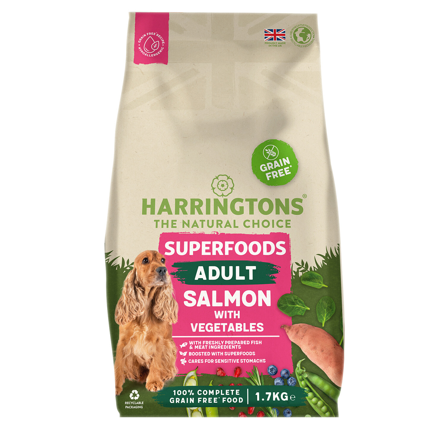 Harringtons Superfoods Dry Dog Food - Salmon with Vegetables Image