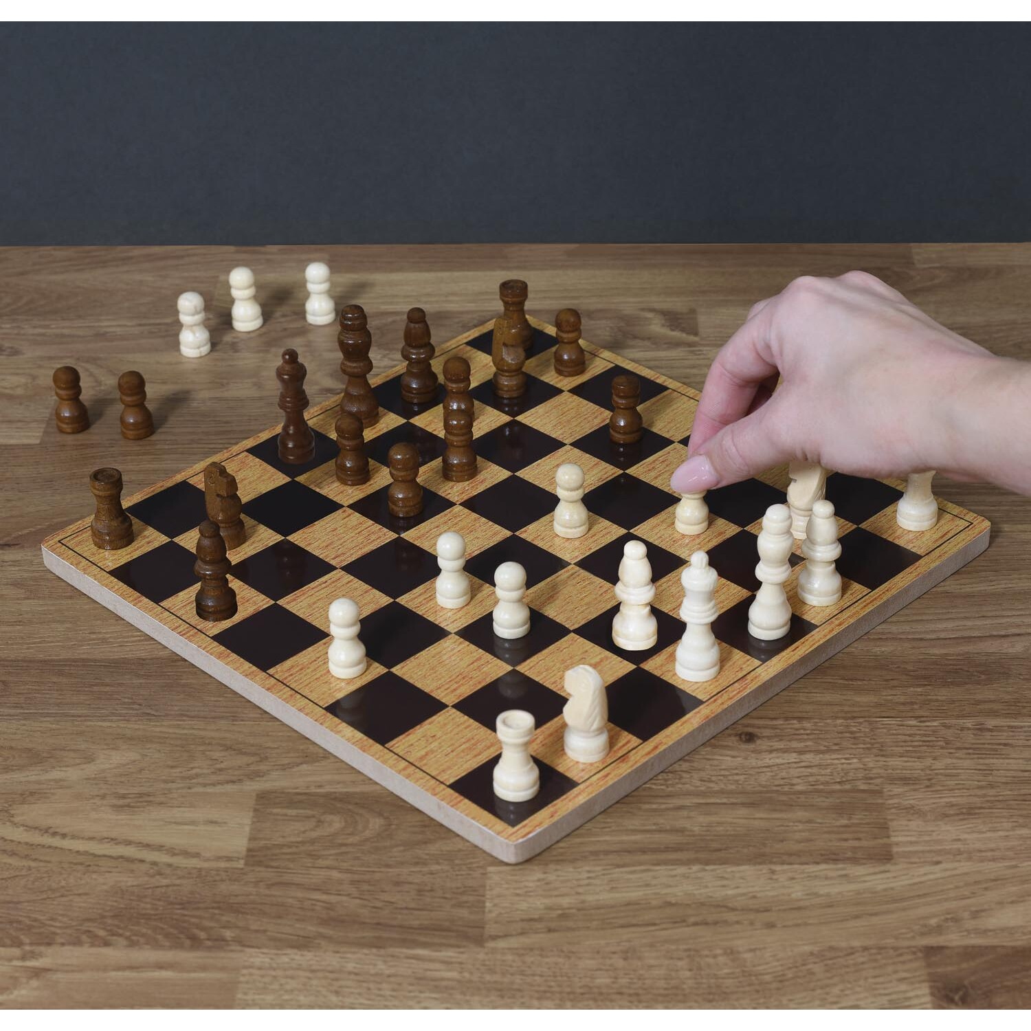 Wooden Chess Set - Natural Image 2