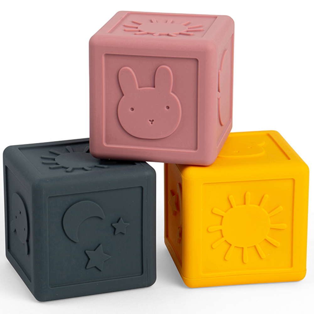 Bigjigs Toys Toddler Silicone Sensory Cubes Image 2