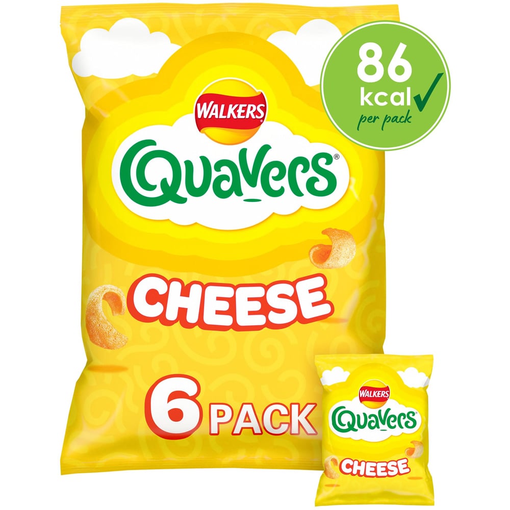 Walkers Quavers Cheese 6 Pack Image