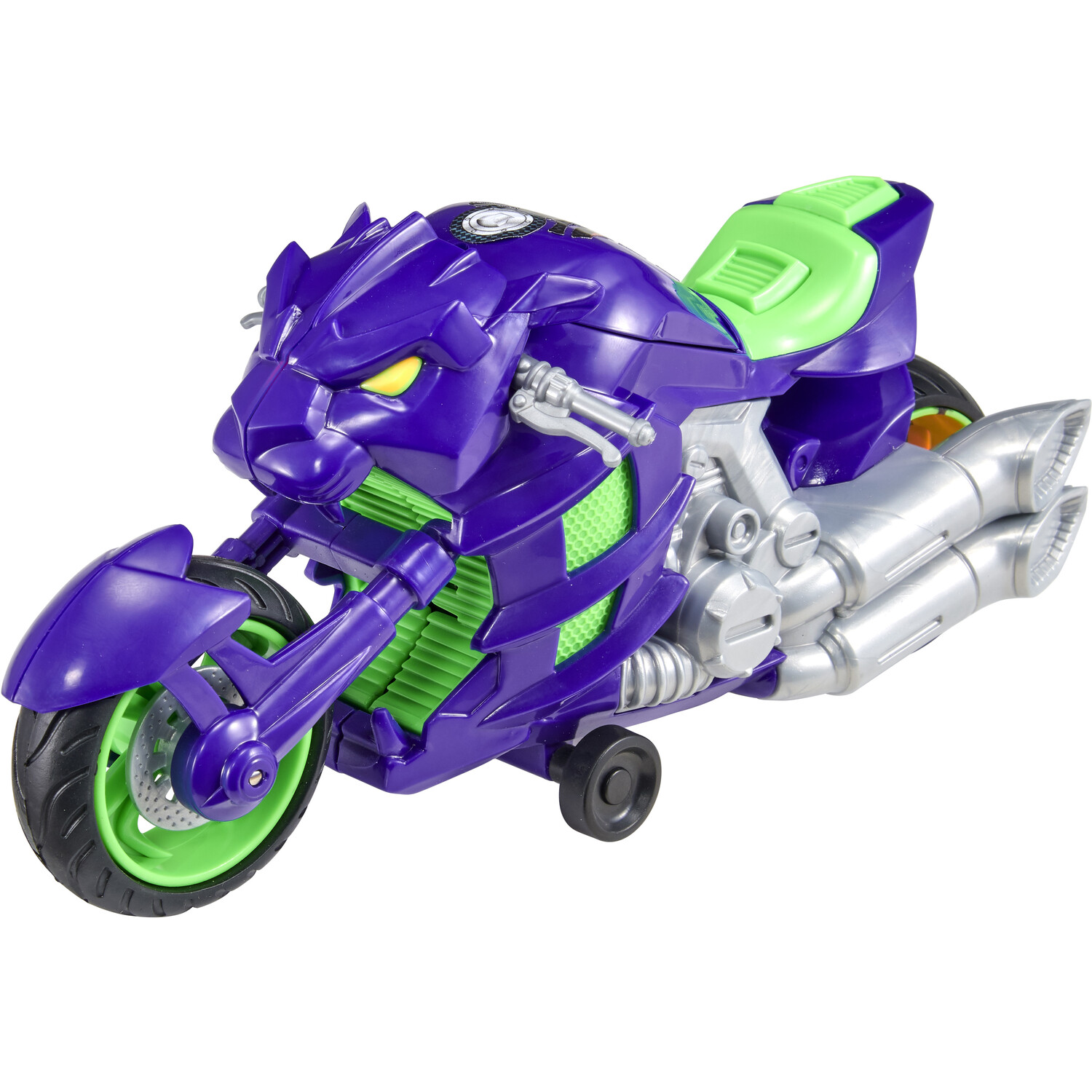 Single Teamsterz Monster Moverz Night Panther Motorbike in Assorted style Image 3