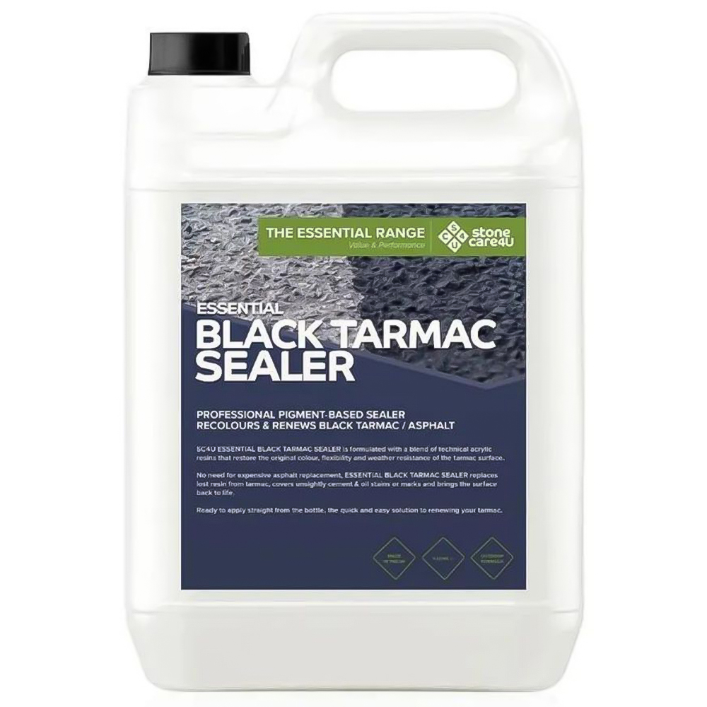 StoneCare4U Essential Black Tarmac Sealer 5L Image 1