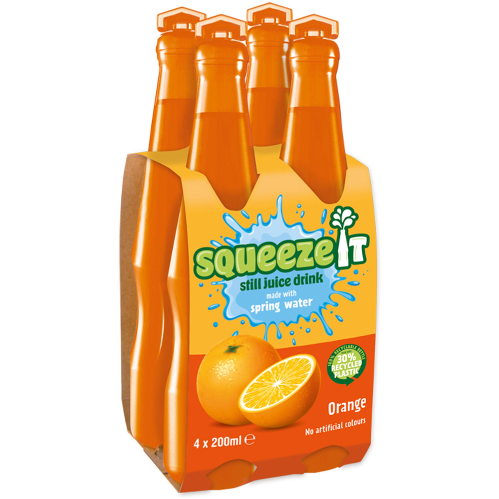 Squeeze It  Orange 4 x 200ml Image