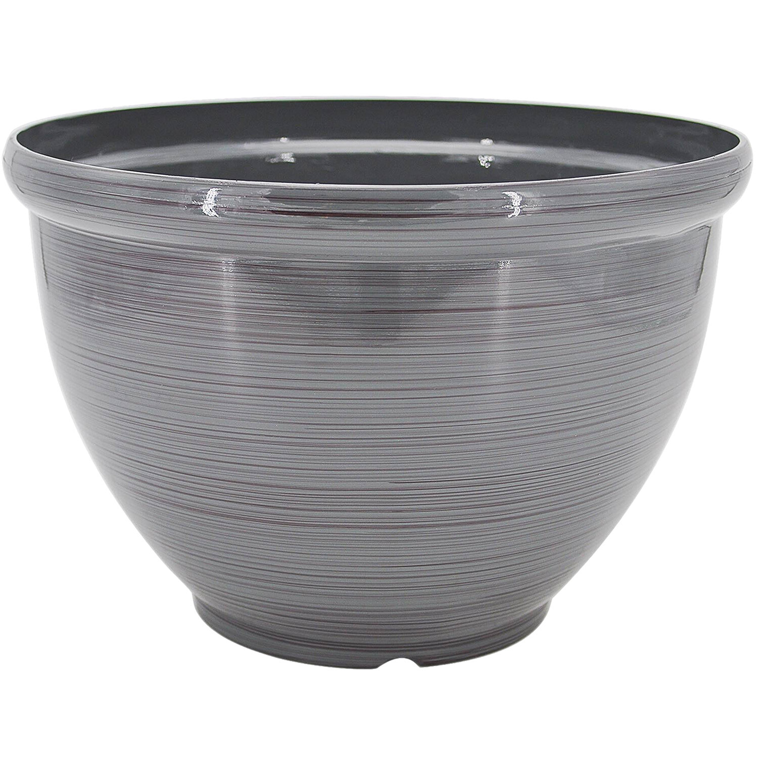 Plastic Bell Pot - Grey Image