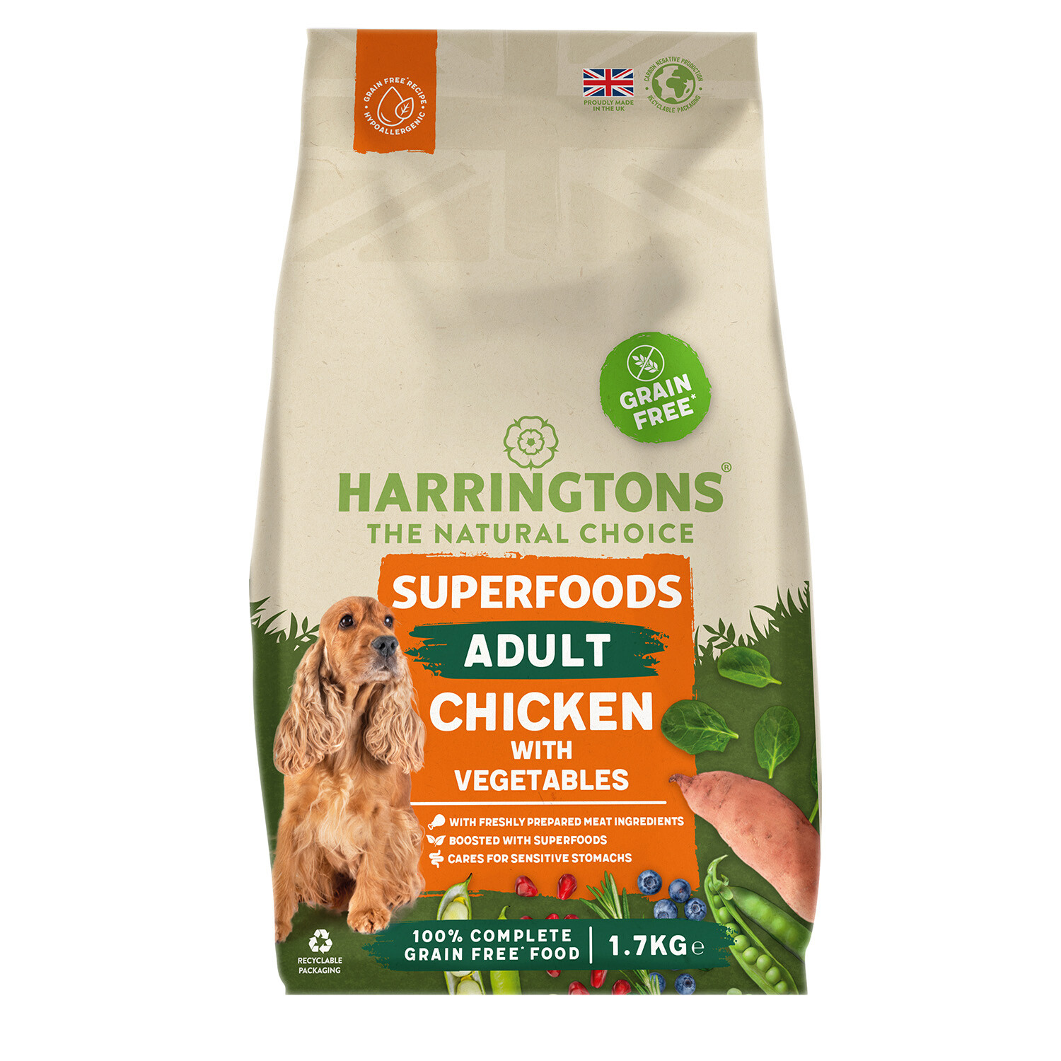Harringtons Superfoods Dry Dog Food - Chicken with Vegetables Image