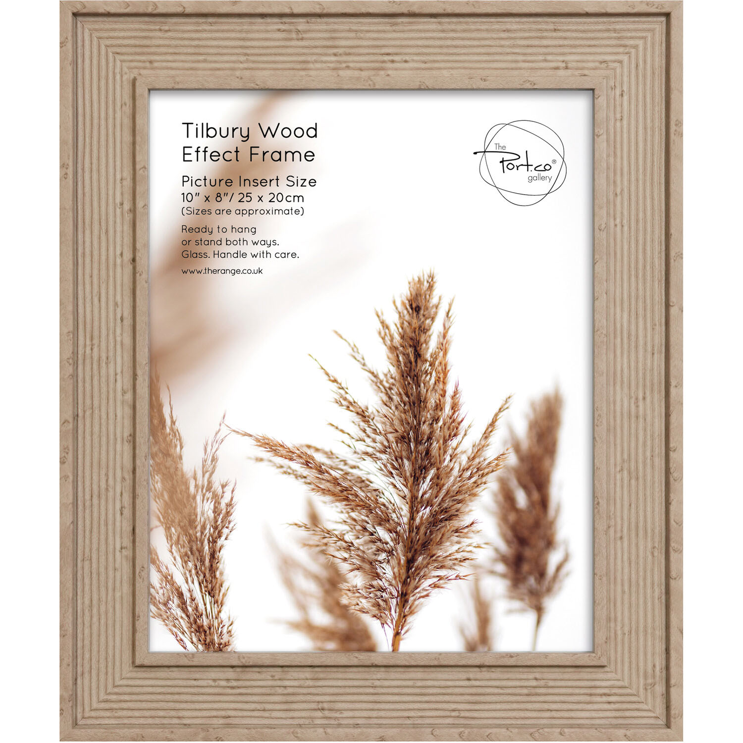The Port. Co Gallery Tilbury Wood Effect Photo Frame 10 x 8 inch Image 1