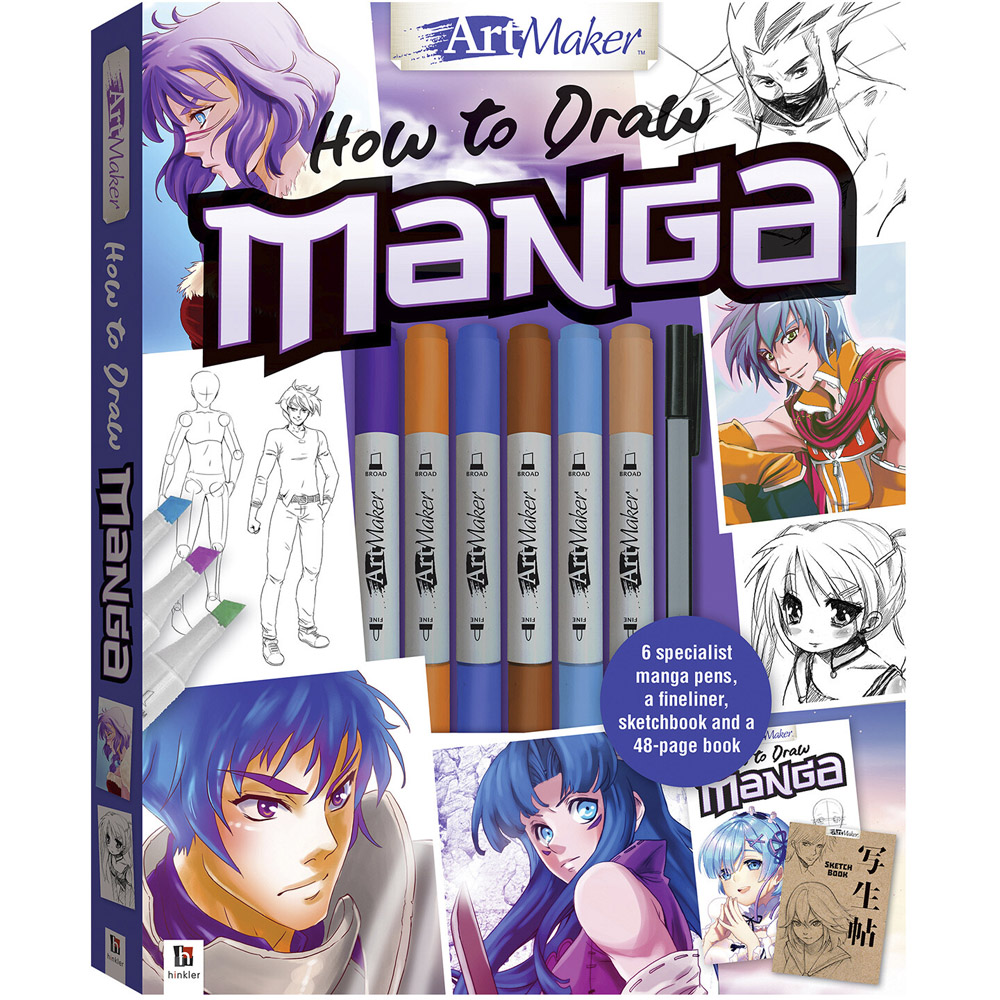 Hinkler How to Draw Manga Art Set Image