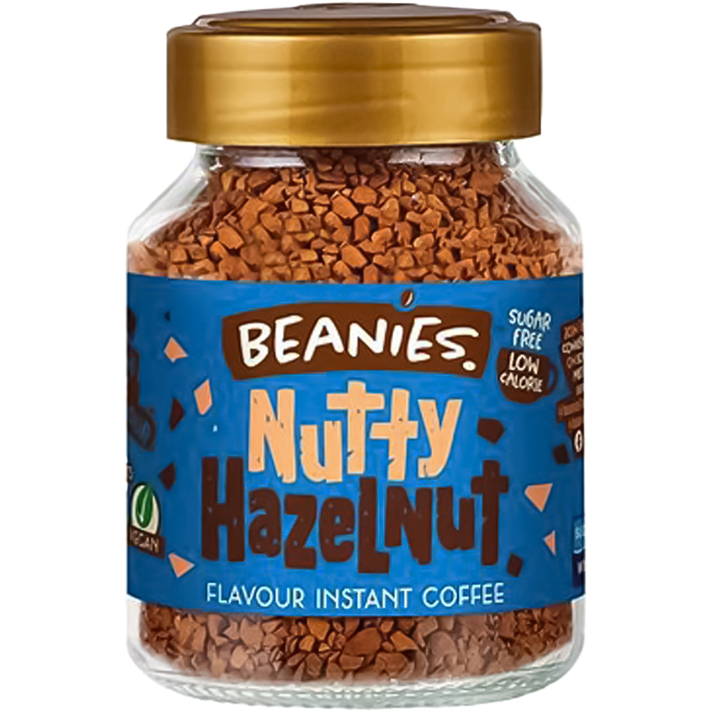 Beanies Nutty Hazelnut Instant Coffee 50g Image