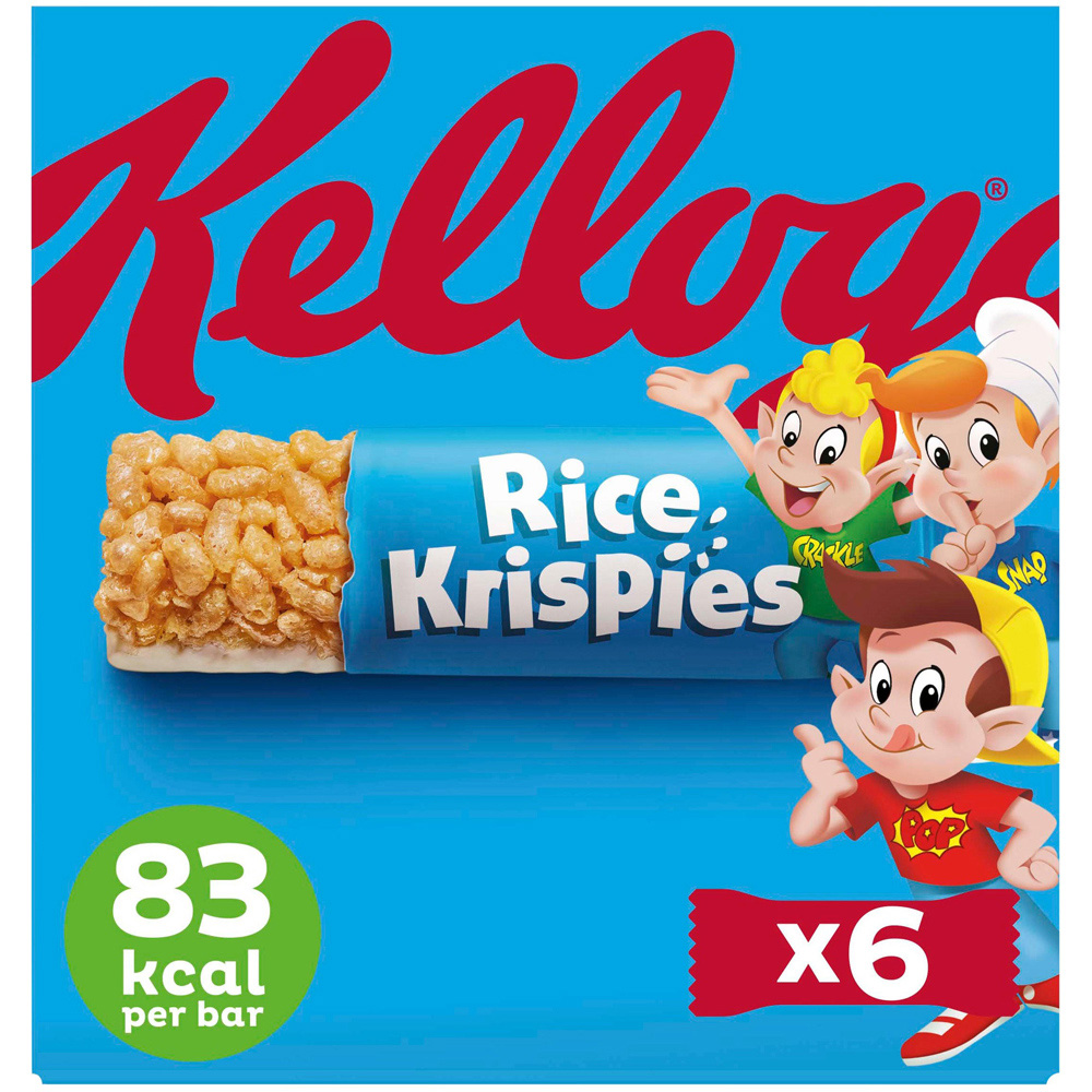 Kellogg's Rice Krispies Cereal Bars 6 Pack Image