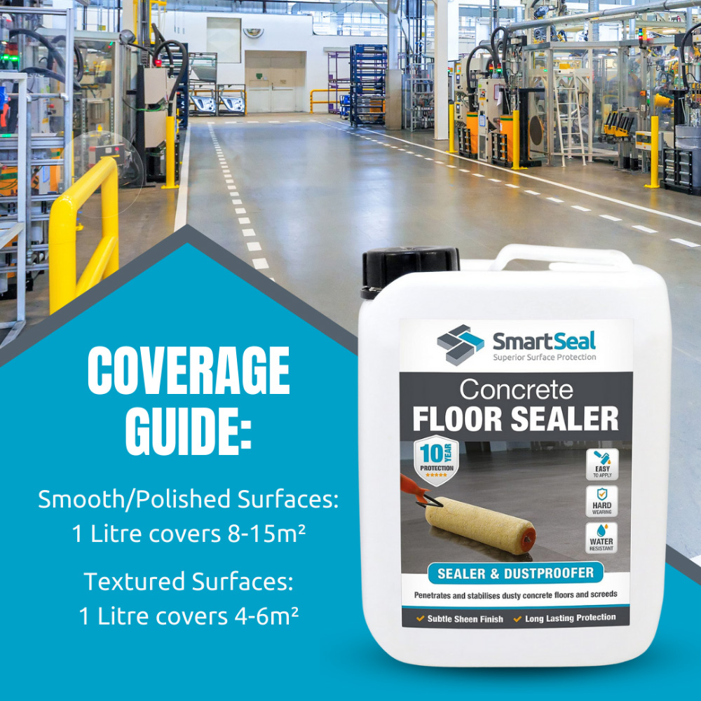 SmartSeal Concrete Floor Sealer 5L Image 7