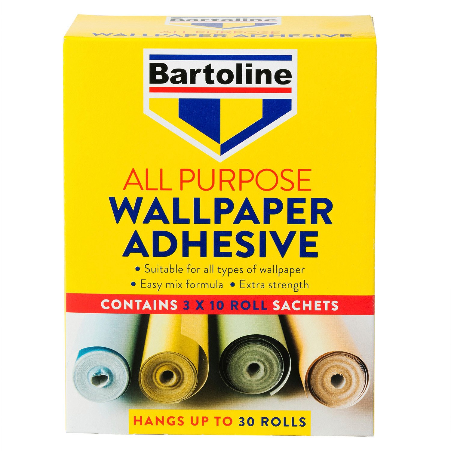 Bartoline All Purpose Wallpaper Adhesive Sachet 95g 30 Pack Image