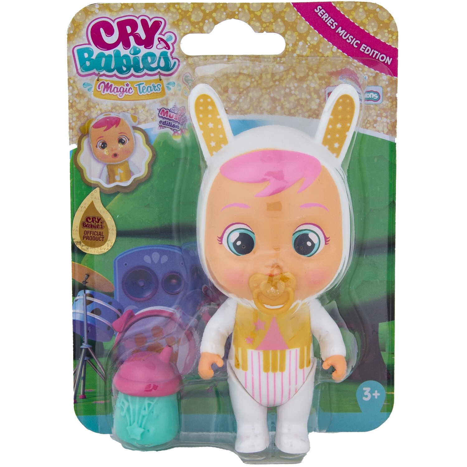 Single Cry Babies Magic Tears Music Edition Doll in Assorted styles Image 2
